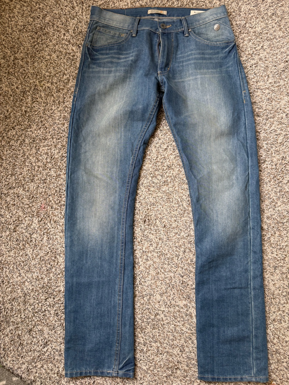 Blend Global Jeanmaker Blizzard Regular Jeans 31x32 Blue Denim Straight Fit